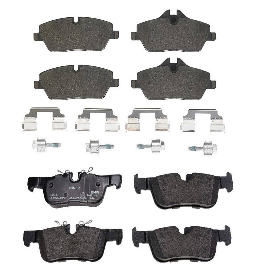 BMW Disc Brakes Kit - Pads Front and Rear